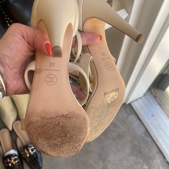 Chanel Bow and Pearl Sandals / 39 - Picture 5 of 5